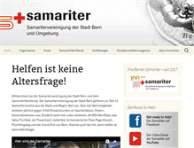 Tablet Screenshot of bernersamariter.ch